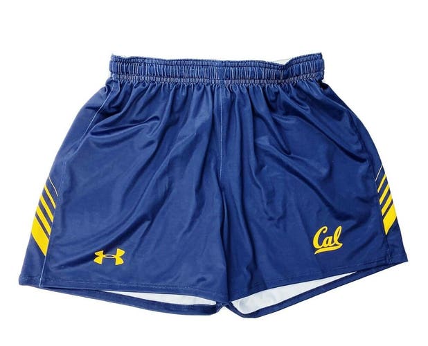 UA Cal Golden Bears AF 5" Lacrosse Short Women's Small Navy Blue UJLS5AW