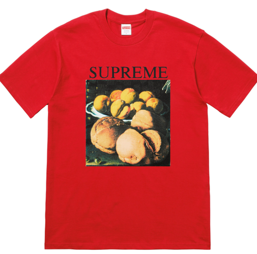 Supreme FW18 Still Life Tee Size L Red Graphic Logo T Shirt 100% Authentic New