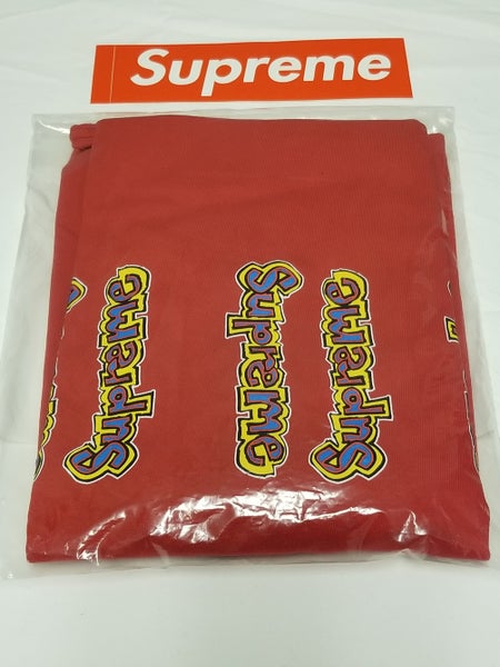 Supreme SS18 Gonz Logo Tee Size L Red Graphic Logo T Shirt 100