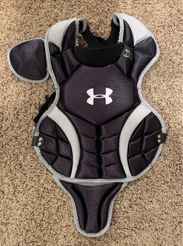 NEW Under Armour Youth Chest Protector - 13.5” Black NOCSAE certified