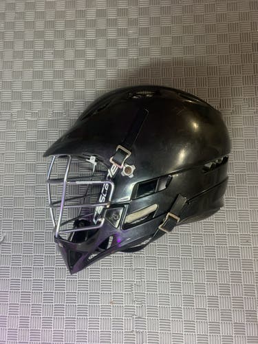 Black Used Adult Player's Cascade Pro-7 Helmet