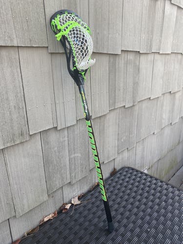 New Custom Strung Warrior Krypto Blam Shaft With Brine King X Head Strung With G3 Ultra Light Mesh