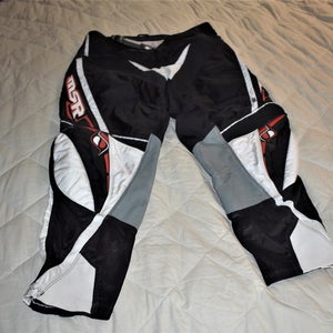 MSR Renegade Motocross Pants, Black/White/Red, Size 36