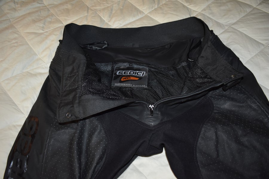 Sedici #16 Performance Leather Motorcycle Pants, Size 38 - Great