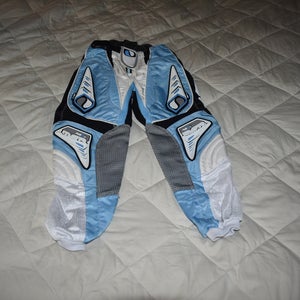 MSR RG2X Motocross Pants, Blue/White/Black, Size Y20 - Top Condition!