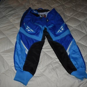 Fly Racing F-16 Motocross Pants, Blue, Size 24 - Like New