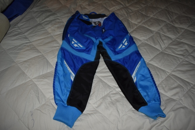Fly Racing F-16 Motocross Pants, Blue, Size 24 - Like New