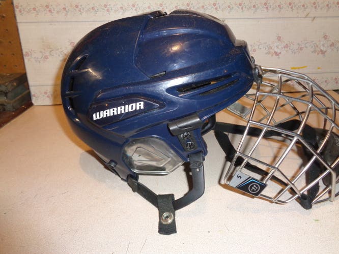 Blue Used Small Warrior Helmet