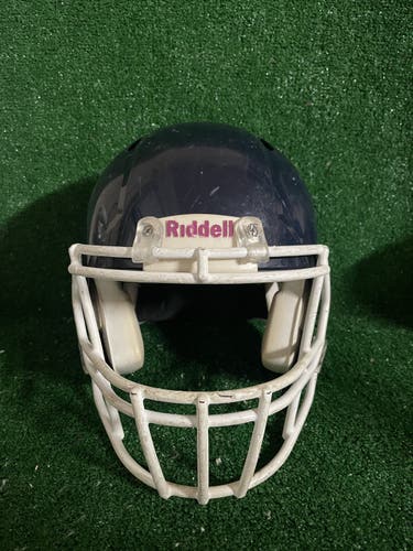 Adult Medium - Riddell Speed Football Helmet - Navy Blue