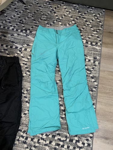Women's Adult Turquoise Medium Columbia Ski Pants