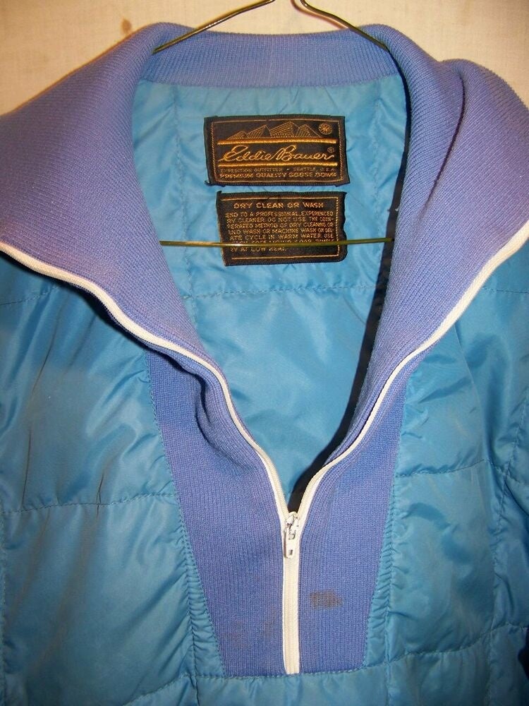 Vintage Eddie Bauer Down Pullover Sweater, Men's Medium | SidelineSwap