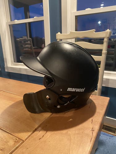 Used Black 7 1/4-5/8 Marucci Batting Helmet