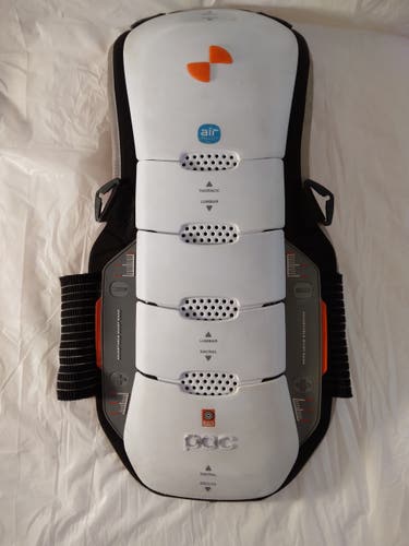POC Spine Ergo Spine Protector - Size Adult MED – 23” – White/Blk/Orange