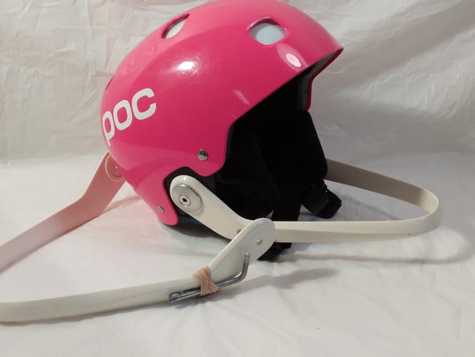 POC Sinuse SL Race Helmet - Women’s – Soft Ears w/SL Bar plus extra SL Bar – Size MED 55/56cm Pink