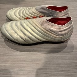 White Men's Molded Cleats Adidas Copa 19+ Cleats
