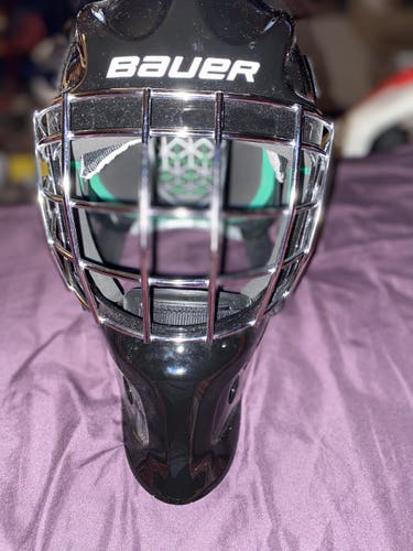 Black New Bauer NME 4 Goalie Mask