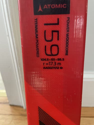 Used  Racing Without Bindings Redster G9 Skis