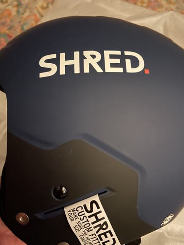 NAVY Unisex Small Shred Helmet FIS Legal