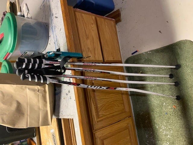 Used 44in (110cm) Swix GS Ski Poles
