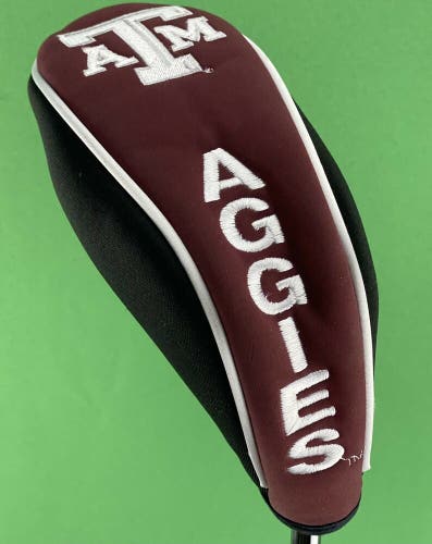 Texas A&M NCAA Golf Utility Hybrid Rescue / Putter Cover Headcover #68669