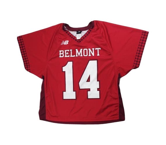 New Balance Belmont Abbey SS Performance Lacrosse Jersey Men's Large Red
