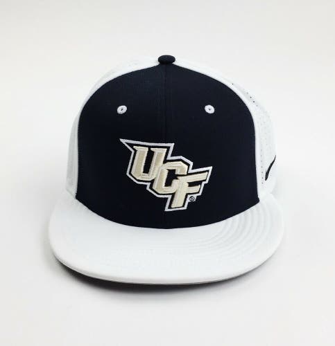Nike True UCF Knights Baseball Basketball Hat Size 7 3/8 in 56 cm White 384425