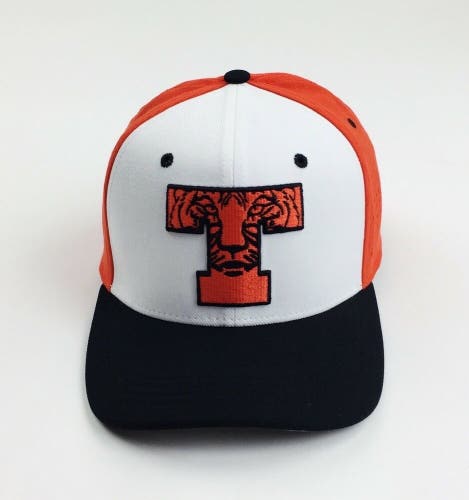 Nike Tigers Fitted Cap Classic 99 Dri-FIT Adult M/L White Orange Black Hat