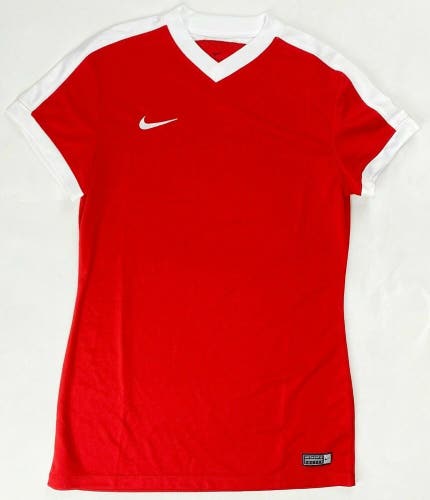 Nike Dri-FIT Striker IV Soccer Game Jersey Women's Large Red White 725950
