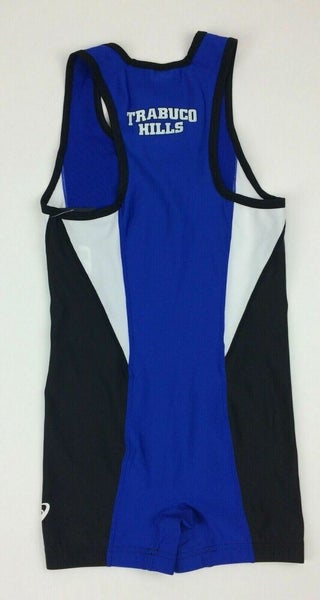 New Asics Men's 3XS Trabuco Hills Solid Modified Wrestling Singlet Blue JT3064