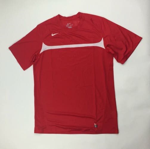 Nike Rio II Soccer Training Jersey Red White Men's Medium 379170 Futbol
