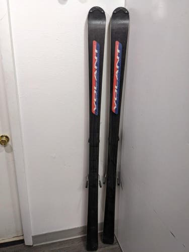 Volant  Skis with Salomon Bindings, 175cm, Chrome Used