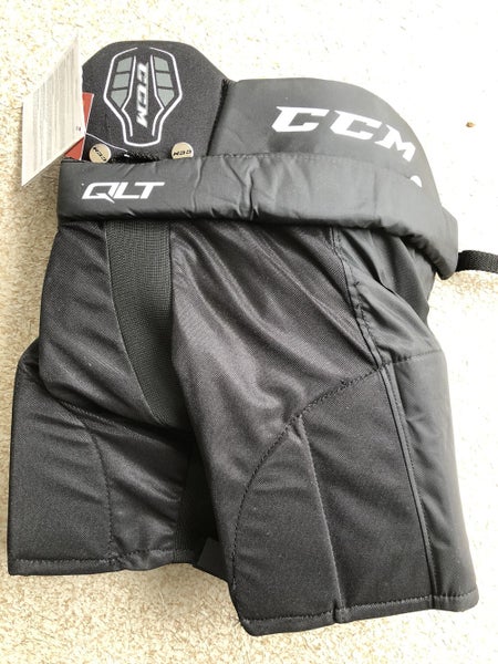 Black Youth New Small CCM QUICKLITE  QLT Hockey Pants