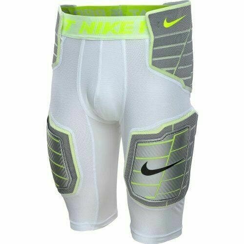 Nike Pro Combat Hyperstrong Hard Plate Football Girdle Padded M White 584386