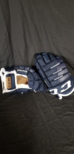 Blue New Senior CCM Gloves 13" Pro Stock