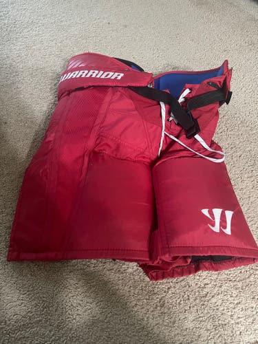 Red Junior Used Medium Warrior Covert QRE Pro Hockey Pants