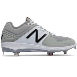 New Balance 3000v3 Grey/White Metal Cleats size 13
