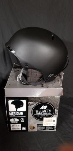 Black New Women's Small K2 Meridian Helmet