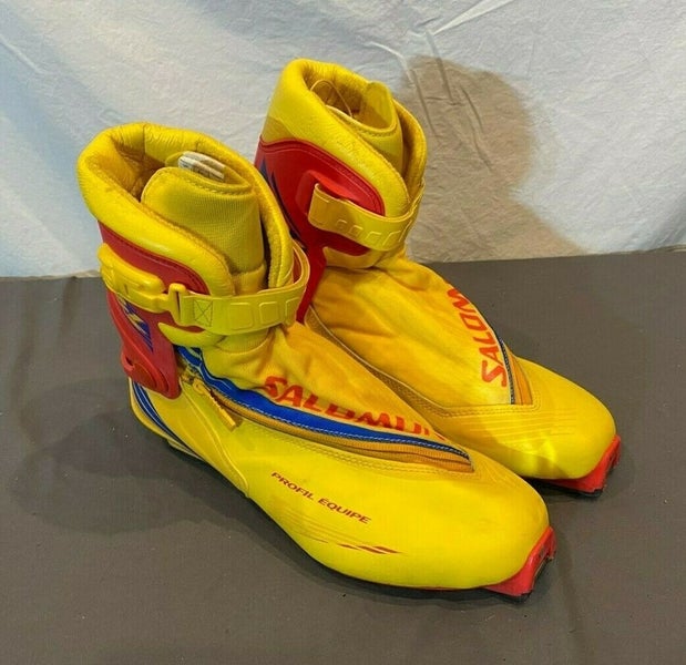 salomon 9.1 rs profil equippe skate ski boots Salomon 9.1 RS Energyzer SNS Profil Equipe Cross Country Ski Boots 12.5 47-1/3  | SidelineSwap