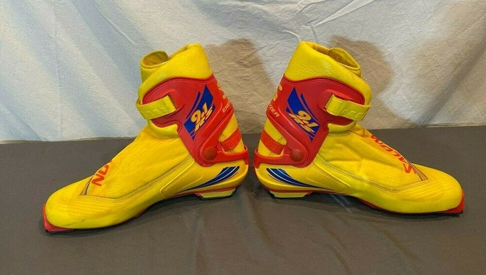 salomon 9.1 rs profil equippe skate ski boots Salomon 9.1 RS Energyzer SNS Profil Equipe Cross Country Ski Boots 12.5 47-1/3  | SidelineSwap