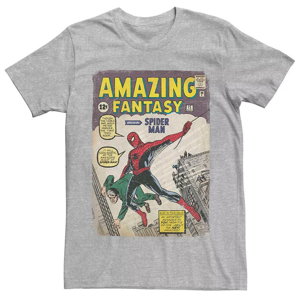 VTG 70s Spider-Man Amazing Peter Parker Avengers Movie Marvel Iron-On T-Shirt 