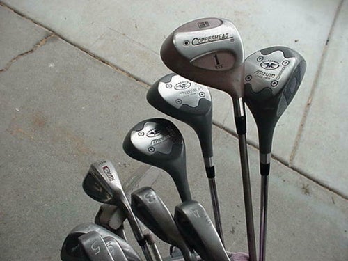 Full Set Ladies Mizuno Golf Clubs 4 Woods 9 Irons Stand Bag Putter Excell Ls Sidelineswap