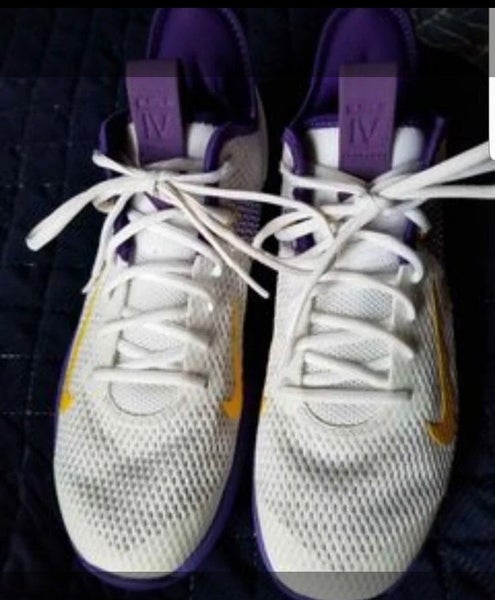 White Used Men's Lebron's Size 8.5 (Women's 9.5) Nike Shoes