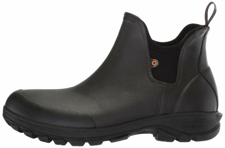 bogs men's sauvie slip on low height chukka rain boot