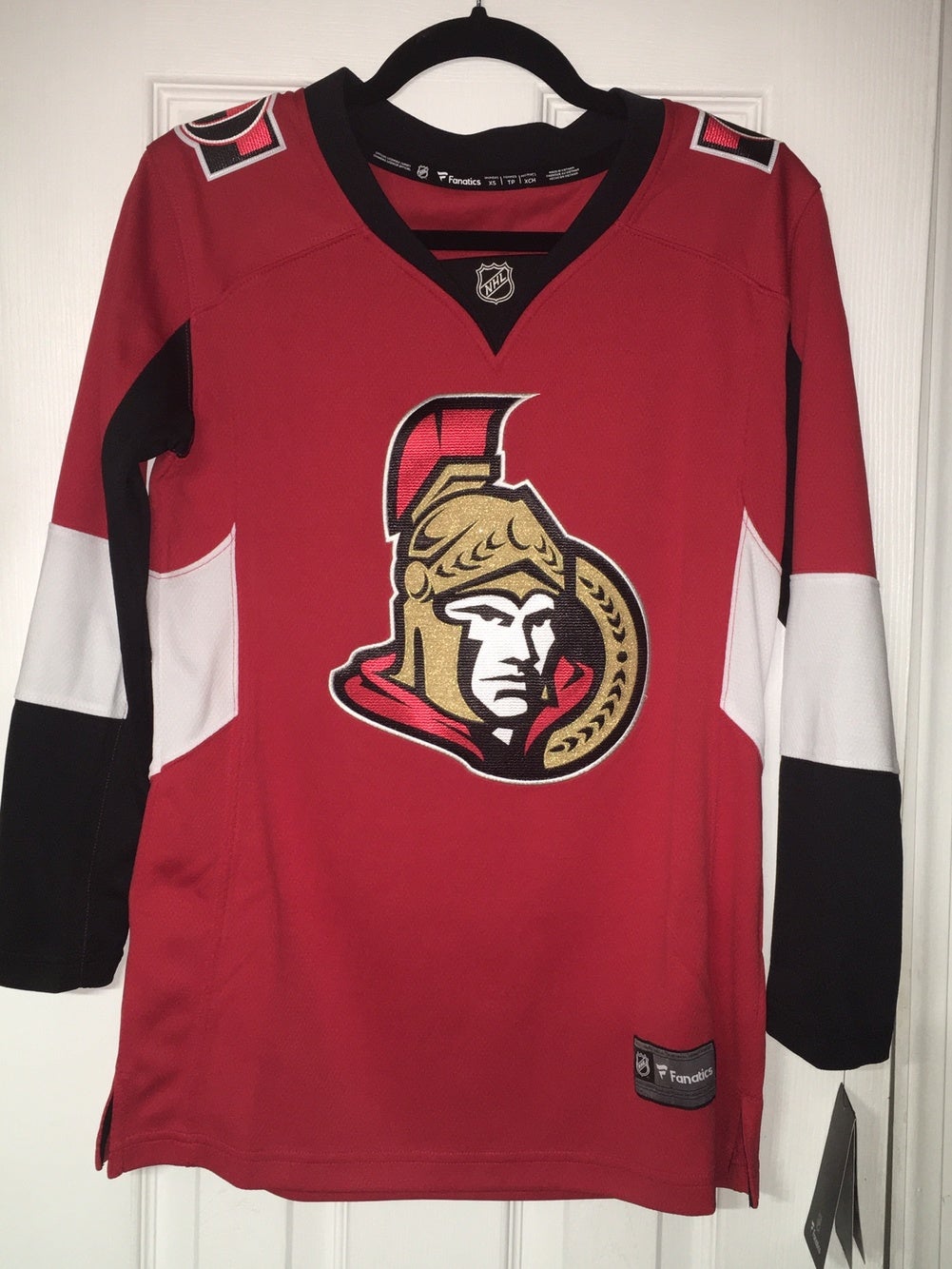 Fanatics, Tops, Fanatics Nhl Ottawa Senators Hockey Womens Home Blank Red  Jersey