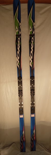 Nordica Dobermann WC SG Race Skis - 212cm/45m – w/Marker race plate