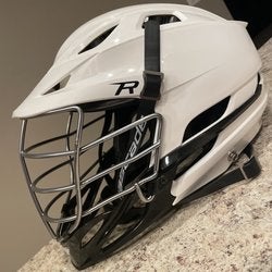 Lacrosse cascade white helmet model R