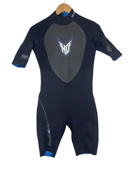 HO Sports Mens Shorty Spring Wetsuit Size Medium Blaze 2mm - Excellent Condition