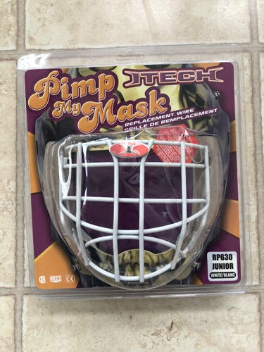 New Bauer Itech Goalie Replacement Junior Wire Cage mask helmet 2500 1400 hockey
