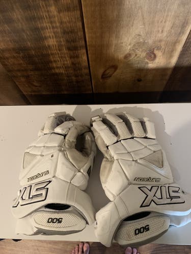 Used STX 11" Lacrosse Gloves