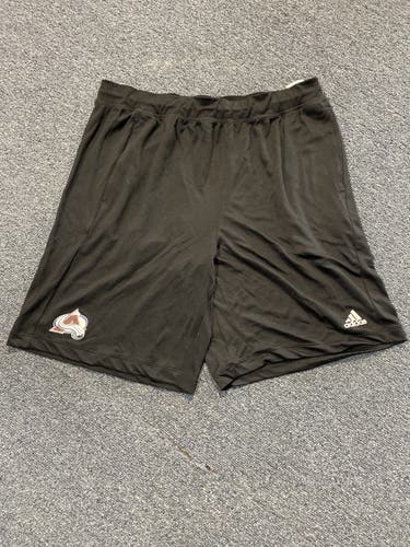 Adidas Colorado Avalanche Player Issued Black Training Shirts. Size Medium,  Lg or XL